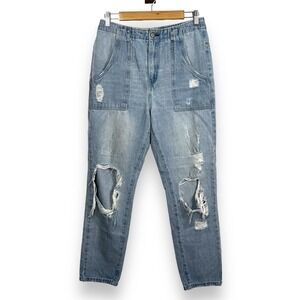 Vervet Carpenter Style Distressed Denim Jeans Size 27